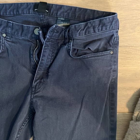 Men’s dark blue, Jean skinny fit pants, size 33 - Picture 3 of 3